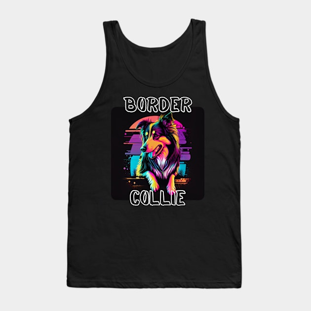 Graffiti Style - Cool Border Collie 2 Tank Top by PD-Store